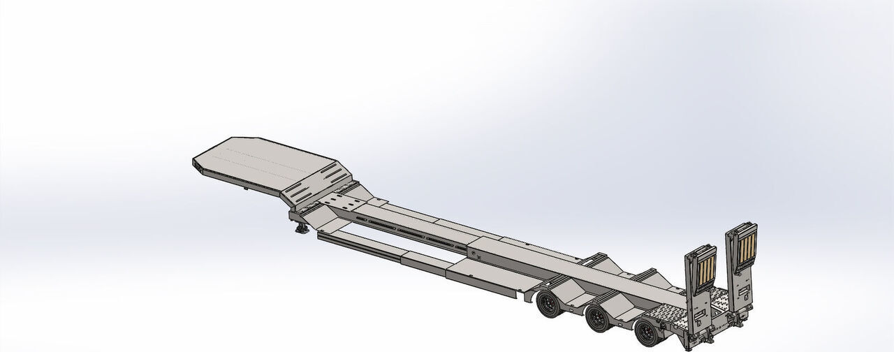 New Low loader semi-trailer LIDER 2025 YEAR NEW LOWBED TRAILER FOR SALE (MANUFACTURER COMPANY): picture 6