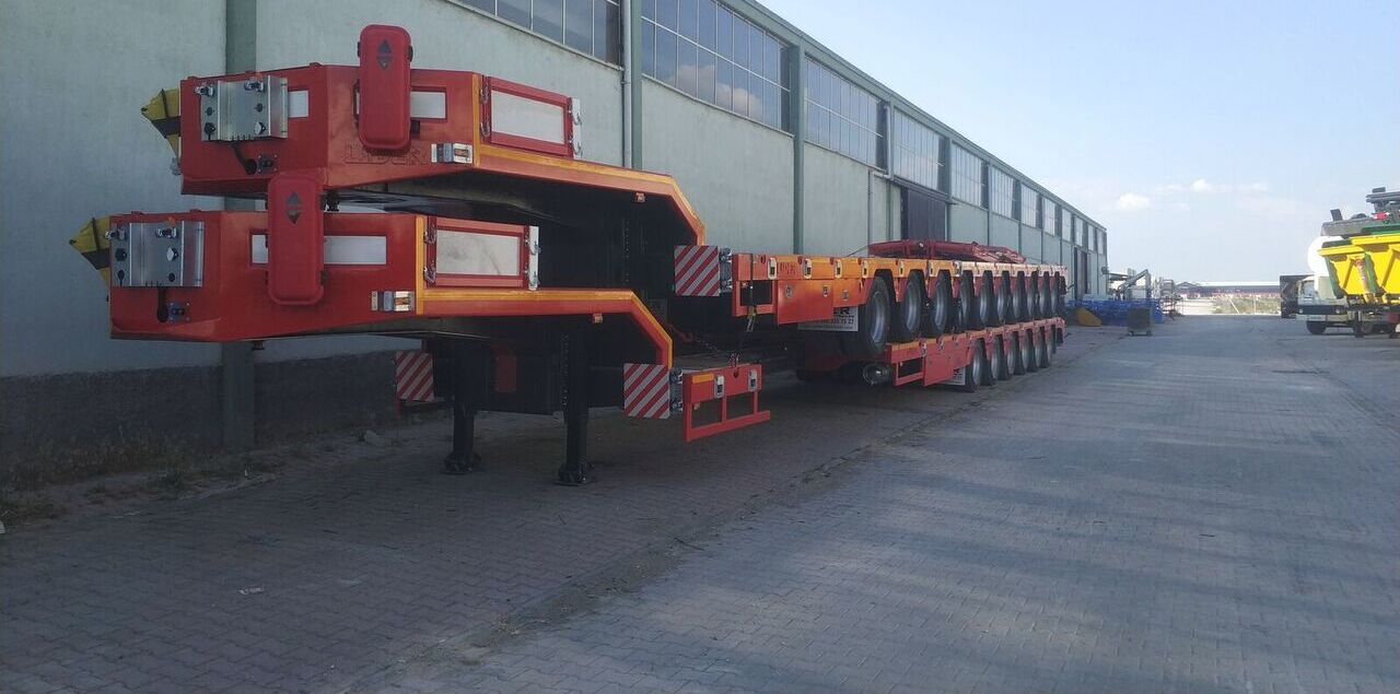 New Low loader semi-trailer LIDER 2025 model 150 Tons capacity Lowbed semi trailer: picture 7