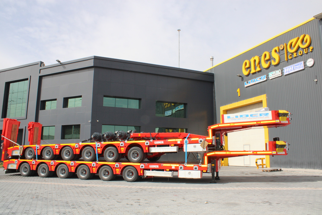 LIDER 2025 model 150 Tons capacity Lowbed semi trailer - Low loader semi-trailer: picture 4 LIDER 2025 model 150 Tons capacity Lowbed semi trailer - Low loader semi-trailer: picture 4