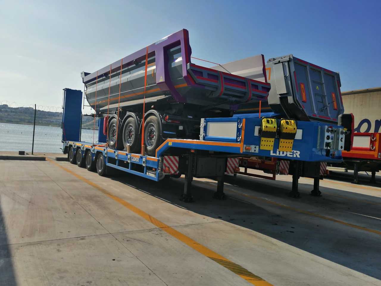 New Low loader semi-trailer LIDER NEW 2025 MODELS YEAR LIDER TRAILER: picture 9
