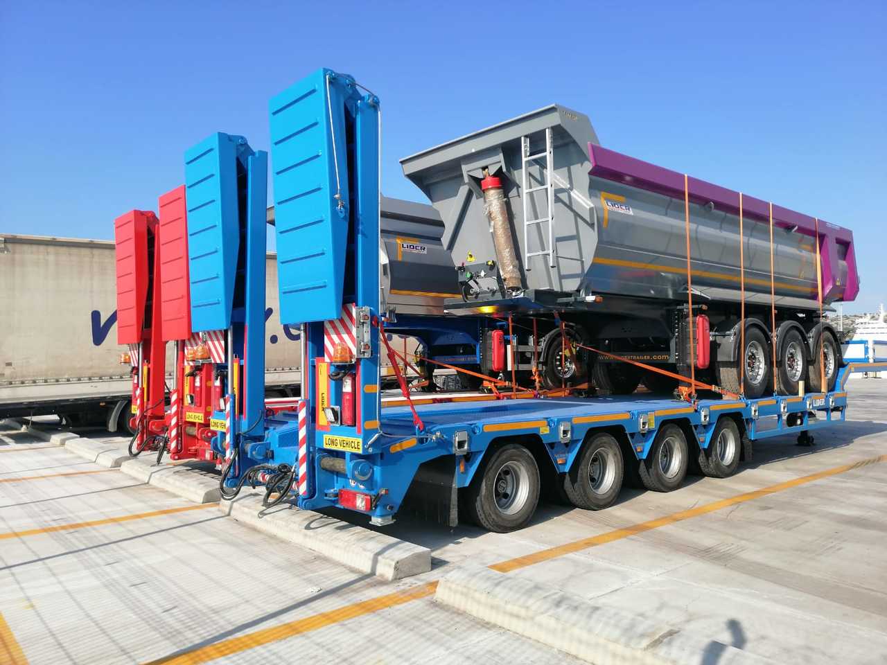 New Low loader semi-trailer LIDER NEW 2025 MODELS YEAR LIDER TRAILER: picture 7