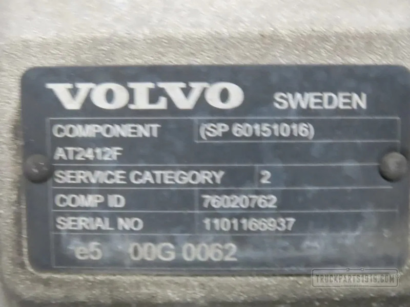 Volvo 60151016 Versnellingsbak AT2412F Volvo - Gearbox for Truck: picture 3 Volvo 60151016 Versnellingsbak AT2412F Volvo - Gearbox for Truck: picture 3