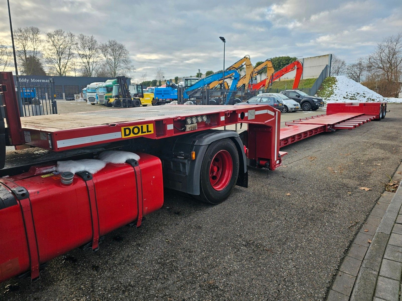 Doll T2H S3 Baggerbett Tieflader - Low loader semi-trailer: picture 4 Doll T2H S3 Baggerbett Tieflader - Low loader semi-trailer: picture 4