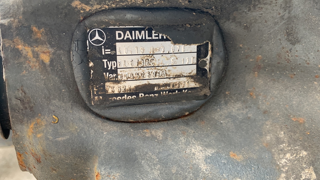 REAR AXLE HL6-FINAL DRIVE 13:40 ACTROS MP2 - Axle and parts for Truck: picture 3 REAR AXLE HL6-FINAL DRIVE 13:40 ACTROS MP2 - Axle and parts for Truck: picture 3