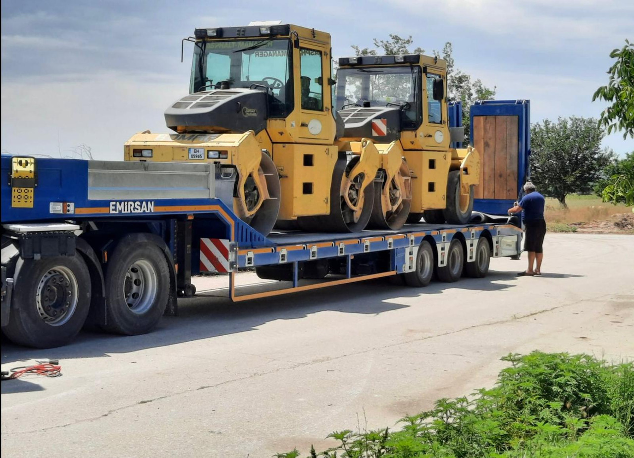 EMIRSAN 3 AXLE EXTENDABLE PLATFORM LOWBED - Low loader semi-trailer: picture 1 EMIRSAN 3 AXLE EXTENDABLE PLATFORM LOWBED - Low loader semi-trailer: picture 1