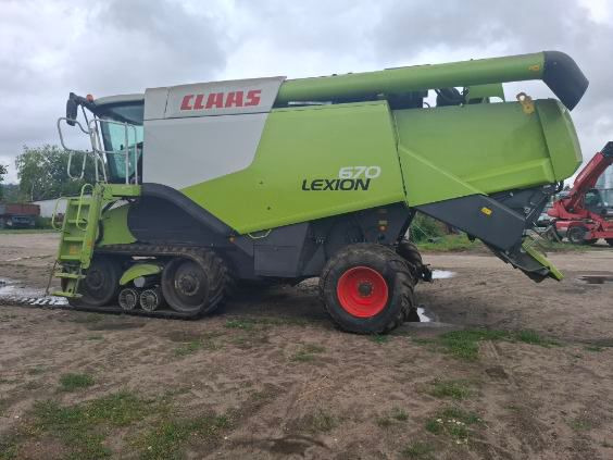Combine harvester CLAAS LEXION 670: picture 7