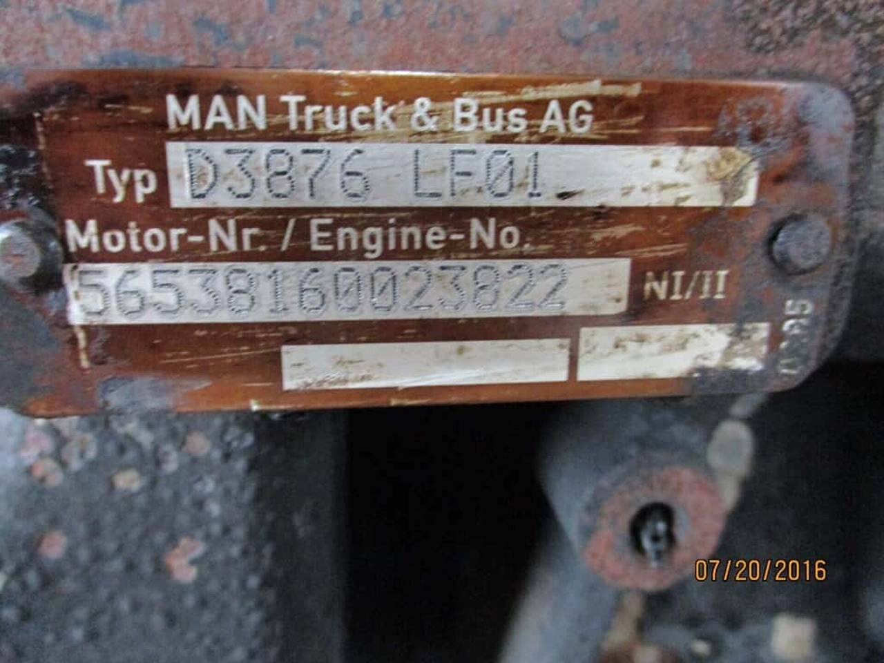 MAN D3876 CILINDERKOP 51031006492U - Cylinder head for Truck: picture 3 MAN D3876 CILINDERKOP 51031006492U - Cylinder head for Truck: picture 3