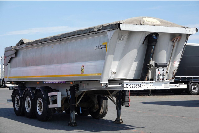 Benalu WYWROTKA 27 m3 / ALUMINIOWA / HYDRAULICZNA KLAPA / 2 OSIE PODNOS - Tipper semi-trailer: picture 5 Benalu WYWROTKA 27 m3 / ALUMINIOWA / HYDRAULICZNA KLAPA / 2 OSIE PODNOS - Tipper semi-trailer: picture 5