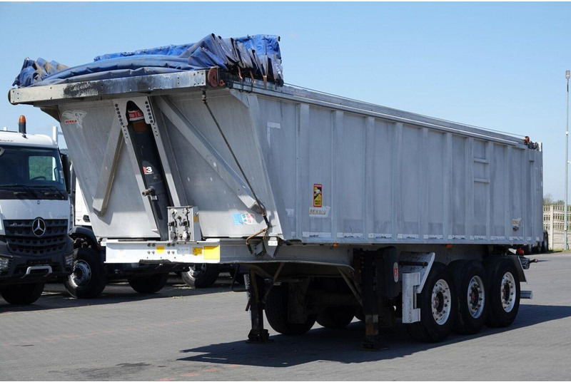Benalu WYWROTKA / 28 m3 / ALUMINIOWA / OŚ PODNOSZONA / SAF / ALUFELGI / - Tipper semi-trailer: picture 2 Benalu WYWROTKA / 28 m3 / ALUMINIOWA / OŚ PODNOSZONA / SAF / ALUFELGI / - Tipper semi-trailer: picture 2