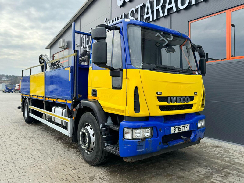 Iveco EuroCargo 180E25 - Dropside/ Flatbed truck, Crane truck: picture 2 Iveco EuroCargo 180E25 - Dropside/ Flatbed truck, Crane truck: picture 2