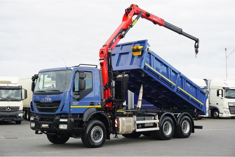Iveco TRAKKER / 380T41 / E 6 / WYWROTKA + HDS / 6 X 4 / ROTATOR - Tipper, Crane truck: picture 1 Iveco TRAKKER / 380T41 / E 6 / WYWROTKA + HDS / 6 X 4 / ROTATOR - Tipper, Crane truck: picture 1
