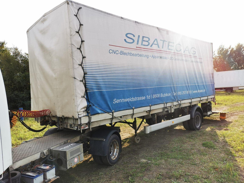 KRAPF BE Trailer Pritsche+Plane + LBW AHT1000 kg - - Curtainsider semi-trailer: picture 3 KRAPF BE Trailer Pritsche+Plane + LBW AHT1000 kg - - Curtainsider semi-trailer: picture 3