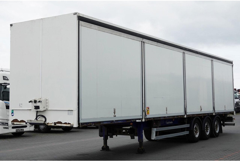 Lecitrailer KONTENER / KOFFER / OTWIERANE BOKI / MOCNA PODŁOGA SZYNA DESKA - Closed box semi-trailer: picture 3 Lecitrailer KONTENER / KOFFER / OTWIERANE BOKI / MOCNA PODŁOGA SZYNA DESKA - Closed box semi-trailer: picture 3