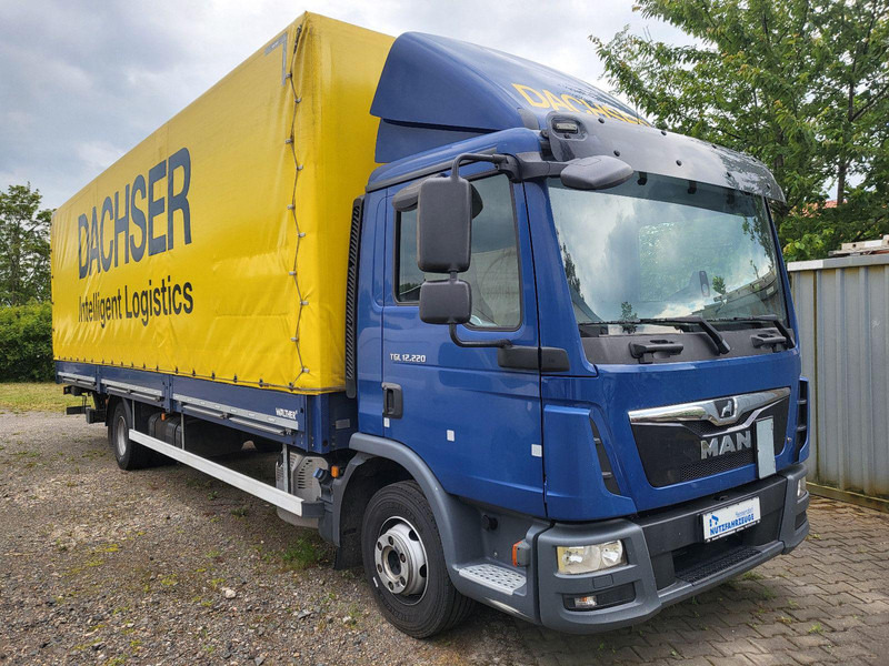 MAN GTL 12.220 BL Pritsche 8,10m + LBW - 1.Hand - Curtainsider truck: picture 1 MAN GTL 12.220 BL Pritsche 8,10m + LBW - 1.Hand - Curtainsider truck: picture 1