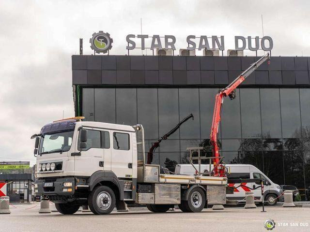 MAN TGM 13.290 4x4 FASSI F40B22 Crane Camper DOKA - Dropside/ Flatbed truck, Crane truck: picture 4 MAN TGM 13.290 4x4 FASSI F40B22 Crane Camper DOKA - Dropside/ Flatbed truck, Crane truck: picture 4