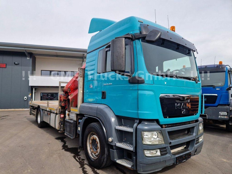 MAN TGS 18.360 Platform Crane HMF 2820 - Dropside/ Flatbed truck, Crane truck: picture 4 MAN TGS 18.360 Platform Crane HMF 2820 - Dropside/ Flatbed truck, Crane truck: picture 4