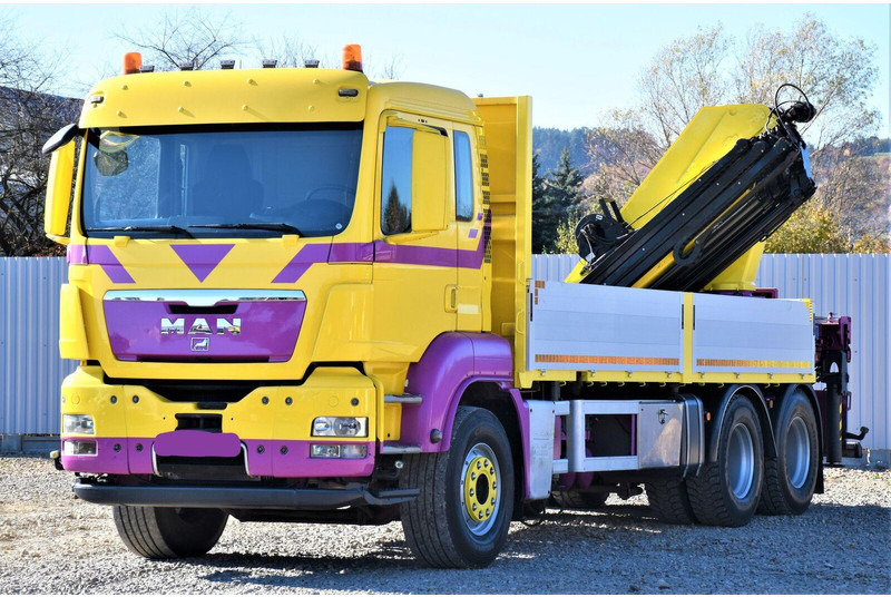MAN TGS 28.440 Pritsche 5,60* HMF 3000 K5 + FUNK ! - Dropside/ Flatbed truck, Crane truck: picture 4 MAN TGS 28.440 Pritsche 5,60* HMF 3000 K5 + FUNK ! - Dropside/ Flatbed truck, Crane truck: picture 4