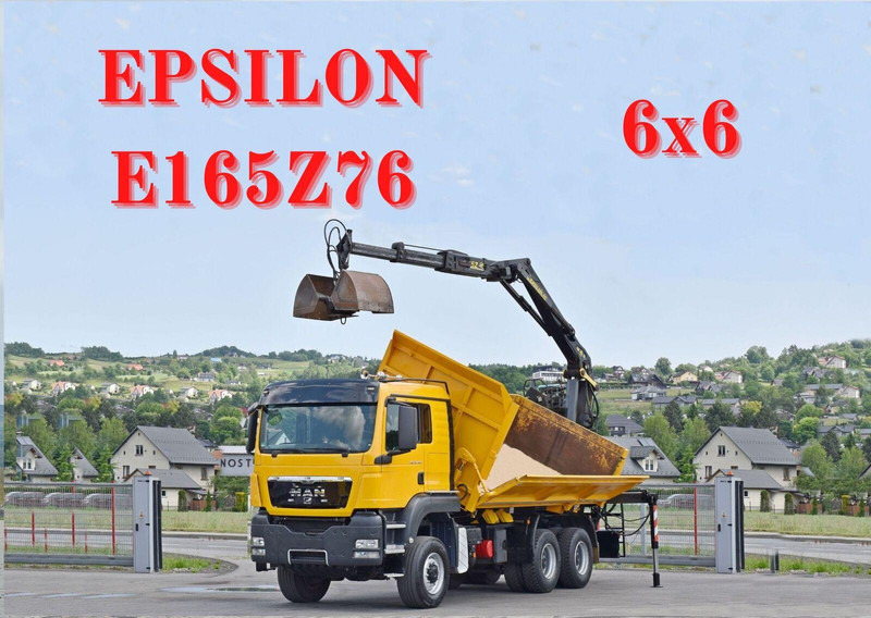 MAN TGS 33.480 - Tipper, Crane truck: picture 1 MAN TGS 33.480 - Tipper, Crane truck: picture 1