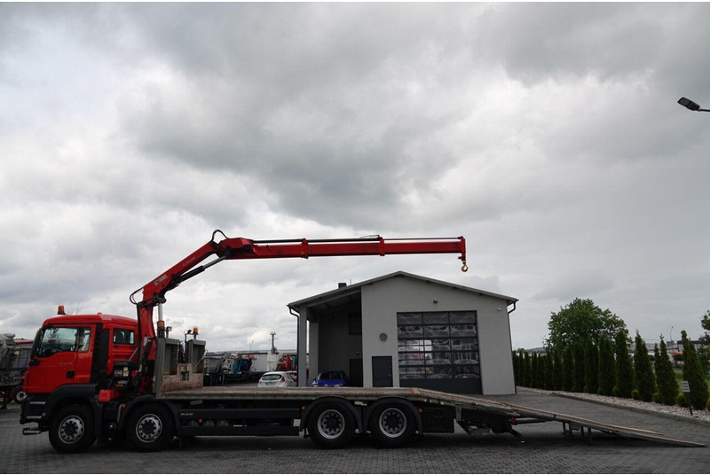 MAN TGS 35.360 / 8x2-4 / LAWETA + HDS HIAB 166 E-2 / OŚ PODNOSZONA / - Tow truck: picture 3 MAN TGS 35.360 / 8x2-4 / LAWETA + HDS HIAB 166 E-2 / OŚ PODNOSZONA / - Tow truck: picture 3