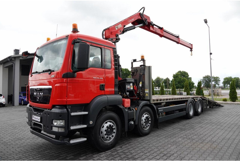 MAN TGS 35.360 / 8x2-4 / LAWETA + HDS HIAB 166 E-2 / OŚ PODNOSZONA / - Tow truck: picture 2 MAN TGS 35.360 / 8x2-4 / LAWETA + HDS HIAB 166 E-2 / OŚ PODNOSZONA / - Tow truck: picture 2