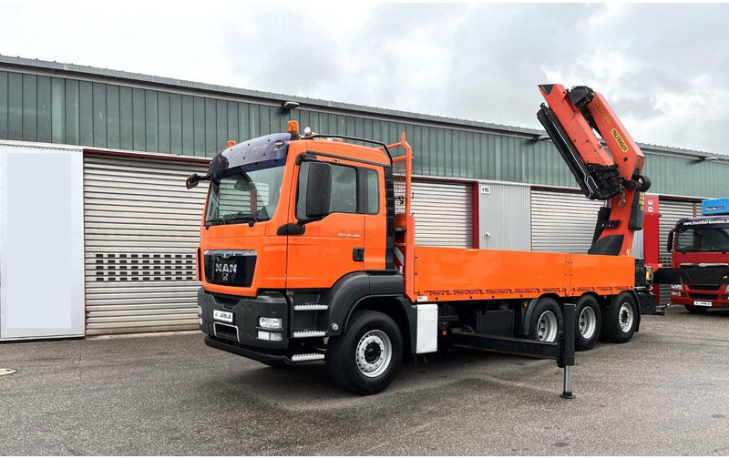 MAN TGS 35.480 8x4 Crane Palfinger PK 50002EH - Dropside/ Flatbed truck, Crane truck: picture 2 MAN TGS 35.480 8x4 Crane Palfinger PK 50002EH - Dropside/ Flatbed truck, Crane truck: picture 2