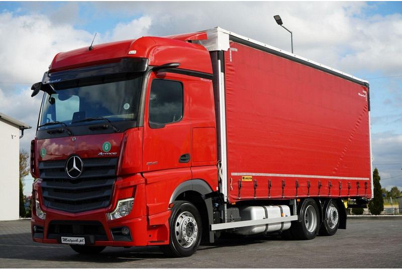 Mercedes-Benz ACTROS 2545 / SOLÓWKA  / 6x2 / OŚ PODNOSZONA / BIG SPACE / WIELT - Curtainsider truck: picture 1 Mercedes-Benz ACTROS 2545 / SOLÓWKA  / 6x2 / OŚ PODNOSZONA / BIG SPACE / WIELT - Curtainsider truck: picture 1