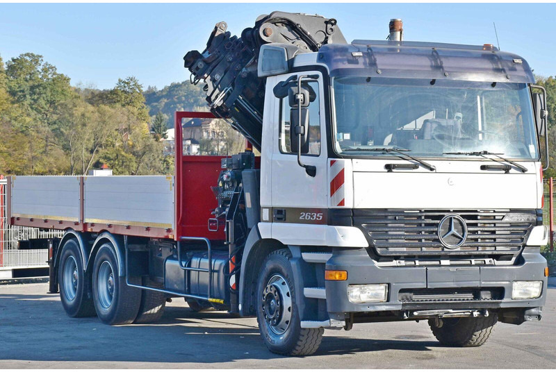 Mercedes-Benz ACTROS 2635 Pritsche - Dropside/ Flatbed truck, Crane truck: picture 3 Mercedes-Benz ACTROS 2635 Pritsche - Dropside/ Flatbed truck, Crane truck: picture 3