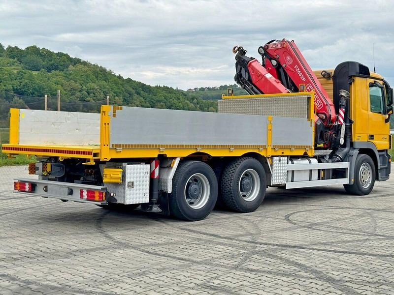 Dropside/ Flatbed truck, Crane truck Mercedes-Benz ACTROS 2646 * FASSI F365AXP.26 + FUNK * 6x4: picture 7