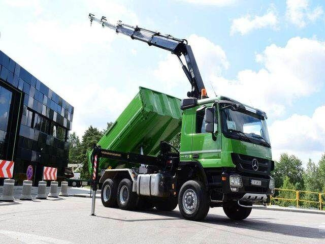 Mercedes-Benz ACTROS 3346 6x6 HIAB 244EP-4 Crane Kipper - Tipper, Crane truck: picture 2 Mercedes-Benz ACTROS 3346 6x6 HIAB 244EP-4 Crane Kipper - Tipper, Crane truck: picture 2
