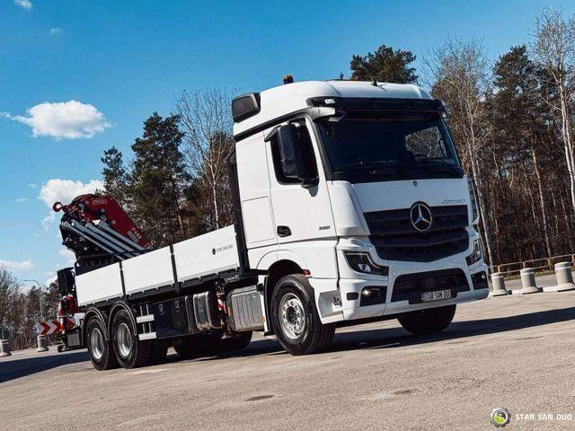 Mercedes-Benz ACTROS 3351 NEW 6x4 Fassi F485 Crane - Dropside/ Flatbed truck, Crane truck: picture 2 Mercedes-Benz ACTROS 3351 NEW 6x4 Fassi F485 Crane - Dropside/ Flatbed truck, Crane truck: picture 2