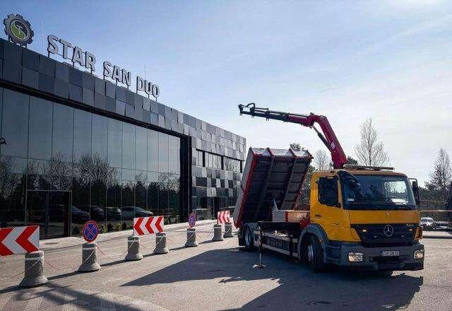 Mercedes-Benz AXOR 1824 4x2 HMF 975 HDS Crane Rotator Kipper - Tipper, Crane truck: picture 5 Mercedes-Benz AXOR 1824 4x2 HMF 975 HDS Crane Rotator Kipper - Tipper, Crane truck: picture 5