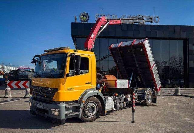 Mercedes-Benz AXOR 1824 4x2 HMF 975 HDS Crane Rotator Kipper - Tipper, Crane truck: picture 4 Mercedes-Benz AXOR 1824 4x2 HMF 975 HDS Crane Rotator Kipper - Tipper, Crane truck: picture 4