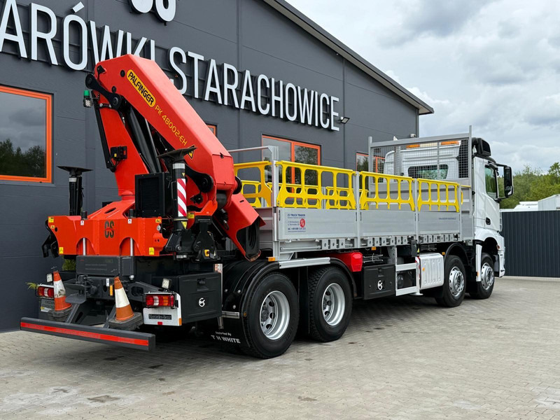 Mercedes-Benz Arocs Actros 3236 // E6 // 8x4 // Palfinger PK4800 - Dropside/ Flatbed truck, Crane truck: picture 4 Mercedes-Benz Arocs Actros 3236 // E6 // 8x4 // Palfinger PK4800 - Dropside/ Flatbed truck, Crane truck: picture 4