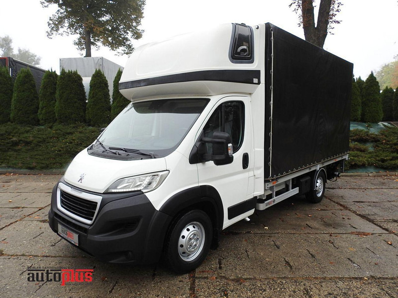 Peugeot BOXER PLANDEKA WINDA 8 PALET WEBASTO KLIMATYZACJA LEDY 165KM [ - Box truck: picture 1 Peugeot BOXER PLANDEKA WINDA 8 PALET WEBASTO KLIMATYZACJA LEDY 165KM [ - Box truck: picture 1
