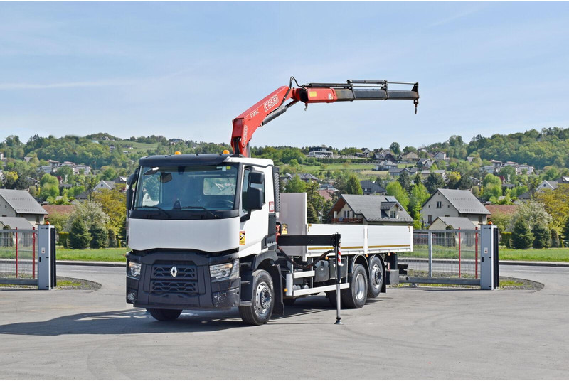 Renault C 380 - Dropside/ Flatbed truck, Crane truck: picture 2 Renault C 380 - Dropside/ Flatbed truck, Crane truck: picture 2