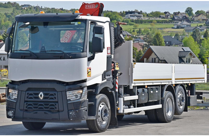 Renault C 380 - Dropside/ Flatbed truck, Crane truck: picture 4 Renault C 380 - Dropside/ Flatbed truck, Crane truck: picture 4