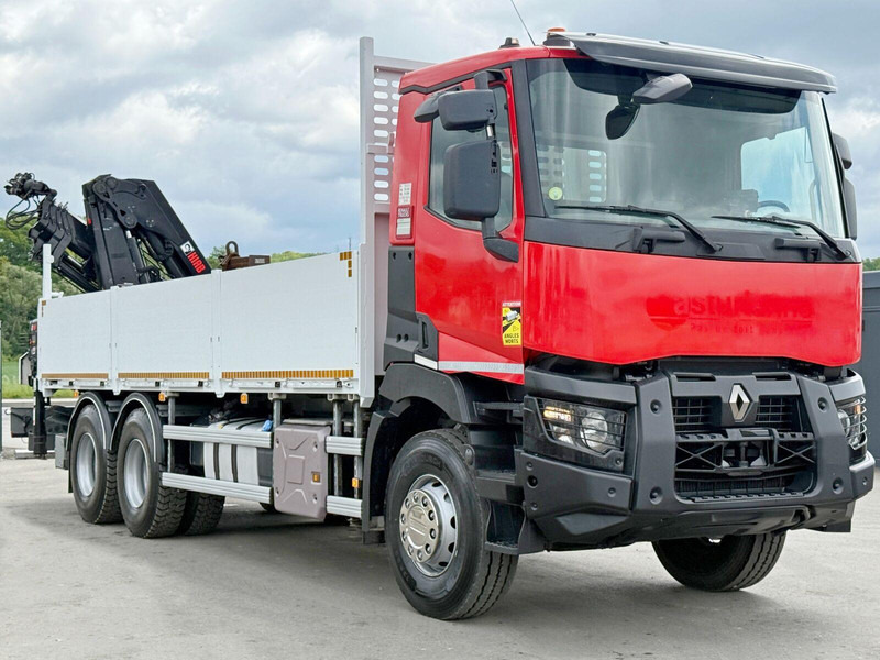 Renault C 400 *HIAB X - HIDUO 188 ES - 4 + FUNK * 6x4 - Dropside/ Flatbed truck, Crane truck: picture 3 Renault C 400 *HIAB X - HIDUO 188 ES - 4 + FUNK * 6x4 - Dropside/ Flatbed truck, Crane truck: picture 3