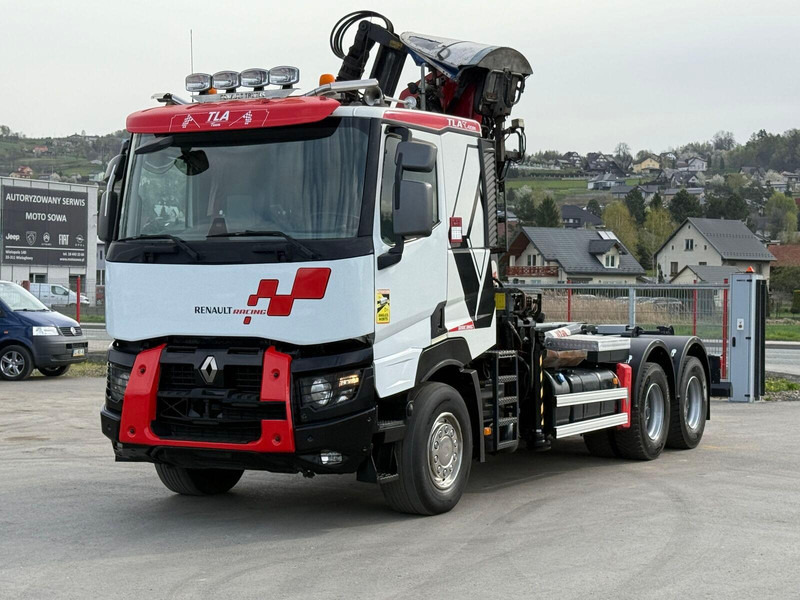 Renault C520 * ABROLLKIPPER 4,80 m * KESLA * 6x4! - Hook lift truck, Crane truck: picture 3 Renault C520 * ABROLLKIPPER 4,80 m * KESLA * 6x4! - Hook lift truck, Crane truck: picture 3