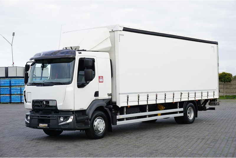 Renault D 16 / 280 / ACC / E 6 / FIRANKA + WINDA / ŁAD. 8 790 KG / 17 PA - Curtainsider truck: picture 1 Renault D 16 / 280 / ACC / E 6 / FIRANKA + WINDA / ŁAD. 8 790 KG / 17 PA - Curtainsider truck: picture 1