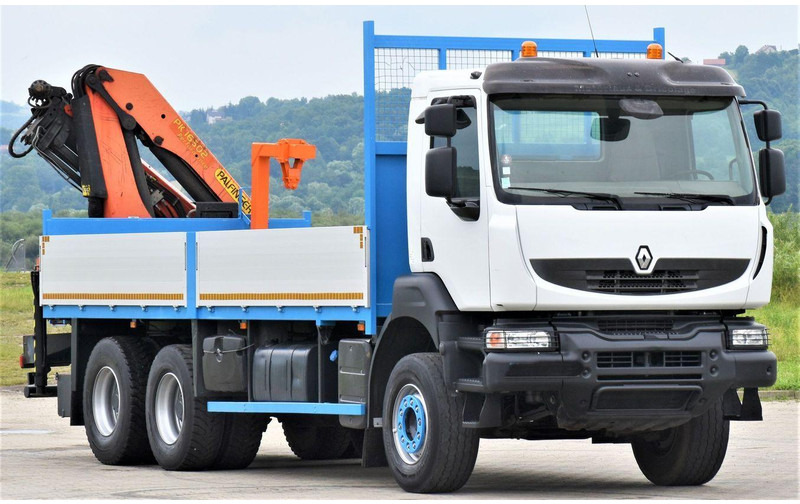 Renault KERAX 370 - Dropside/ Flatbed truck, Crane truck: picture 3 Renault KERAX 370 - Dropside/ Flatbed truck, Crane truck: picture 3