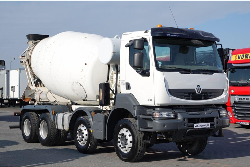 Renault KERAX 410 / 8X4 / BETONOMIESZARKA / GRUSZKA CIFA / 9 m3 / SPROWA - Concrete mixer truck: picture 4 Renault KERAX 410 / 8X4 / BETONOMIESZARKA / GRUSZKA CIFA / 9 m3 / SPROWA - Concrete mixer truck: picture 4