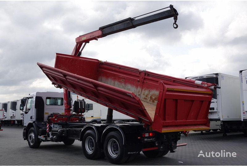 Renault LANDER 3 way tipper + crane FASSI 130 6x4 - Tipper, Crane truck: picture 4 Renault LANDER 3 way tipper + crane FASSI 130 6x4 - Tipper, Crane truck: picture 4