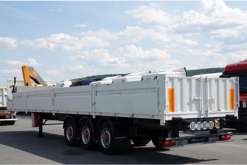 Samro NACZEPA BURTOWA / + HDS EFFER 95-3S - WYSÓW : 9 METRÓW / SPROWA - Dropside/ Flatbed semi-trailer: picture 4 Samro NACZEPA BURTOWA / + HDS EFFER 95-3S - WYSÓW : 9 METRÓW / SPROWA - Dropside/ Flatbed semi-trailer: picture 4