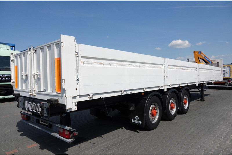 Samro NACZEPA BURTOWA / + HDS EFFER 95-3S - WYSÓW : 9 METRÓW / SPROWA - Dropside/ Flatbed semi-trailer: picture 5 Samro NACZEPA BURTOWA / + HDS EFFER 95-3S - WYSÓW : 9 METRÓW / SPROWA - Dropside/ Flatbed semi-trailer: picture 5