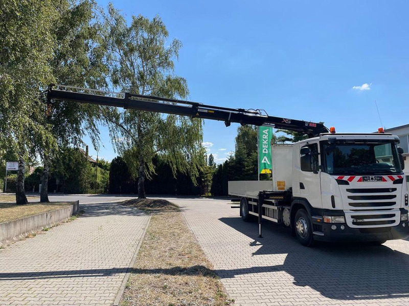 Scania G 380 Pritsche Kran Hiab 122B - Dropside/ Flatbed truck, Crane truck: picture 4 Scania G 380 Pritsche Kran Hiab 122B - Dropside/ Flatbed truck, Crane truck: picture 4
