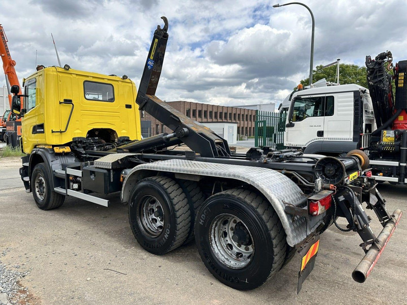 Dropside/ Flatbed truck, Crane truck Scania G440 6x4 20T MARREL HOOKLIFT - RETARDER - STEEL: picture 8