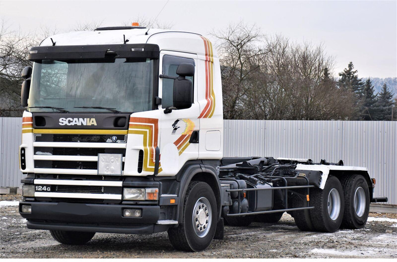 Scania R124 470 Abrollkipper * 6x2 * Motor Problem - Hook lift truck: picture 4 Scania R124 470 Abrollkipper * 6x2 * Motor Problem - Hook lift truck: picture 4