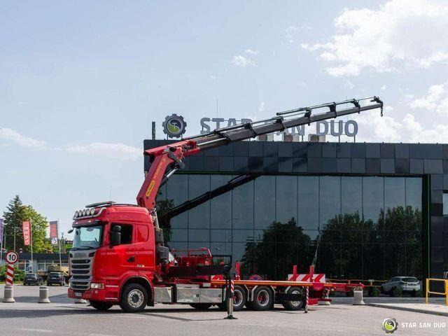 Scania R450 8x4 Palfinger PK 65002 SH HDS Crane - Dropside/ Flatbed truck, Crane truck: picture 4 Scania R450 8x4 Palfinger PK 65002 SH HDS Crane - Dropside/ Flatbed truck, Crane truck: picture 4