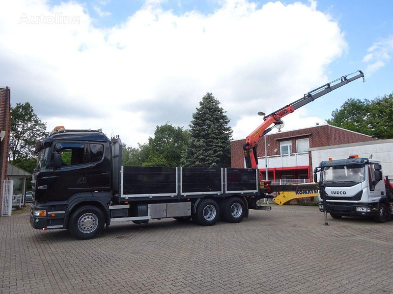 Scania R620 V8 6x2 Flatbed + Palfinger Crane PK 22002 EH - Dropside/ Flatbed truck, Crane truck: picture 4 Scania R620 V8 6x2 Flatbed + Palfinger Crane PK 22002 EH - Dropside/ Flatbed truck, Crane truck: picture 4