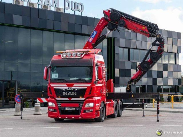 MAN TGX 28.500 6x2 HMF 5020K-RC Fly Jib Crane - Tractor unit: picture 3 MAN TGX 28.500 6x2 HMF 5020K-RC Fly Jib Crane - Tractor unit: picture 3